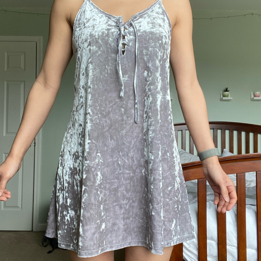 Silver dress from forever 21
